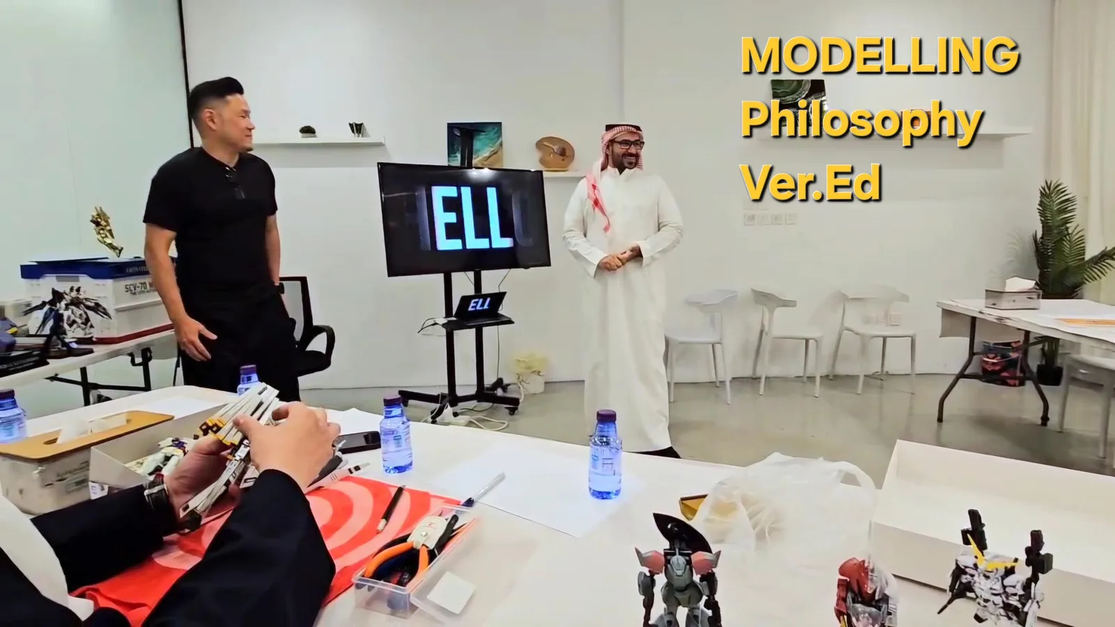 Eddy and Thamer opening the Modelling Philosophy 101 workshop in Riyadh